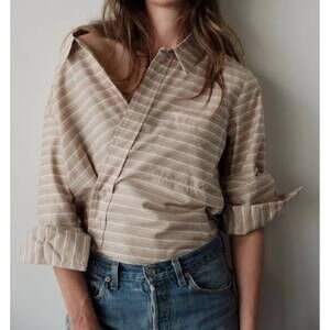 NEW CISSA the overshirt in beige
